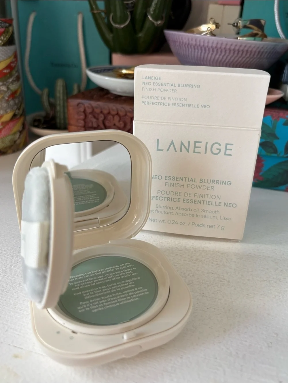 Laneige Neo Blurring Powder, Hyaluronic Acia, Semi-Matte, Skincare Powder
